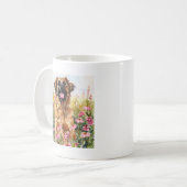 Leonberger-Wasserfarben-Tasse Kaffeetasse (Vorderseite Links)