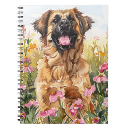 Leonberger Watercolor Journal Notizblock