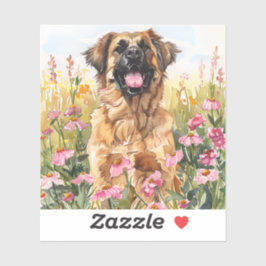 Leonberger Watercolor Sticker (Die-cut)