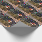 Leonberger WeihnachtsPackpapier Geschenkpapier (Ecke)