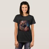 Leonberger Weltraum T-Shirt (Vorne ganz)