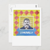 Leoncavallo Postkarte (Vorne/Hinten)