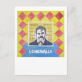 Leoncavallo Postkarte (Vorderseite)