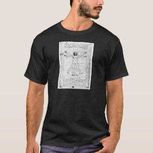 Leondardo Da Vinci Anteils-Mann T-Shirt