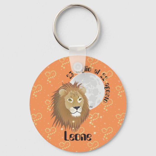 Leone 23 luglio al 22 agosto Portachiavi Schlüsselanhänger (Vorderseite)