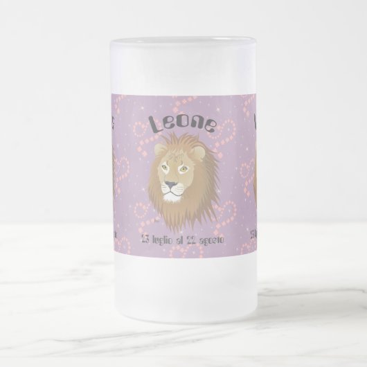 Leone 23 luglio al 22 agosto Tazze Mattglas Bierglas (Mittel)