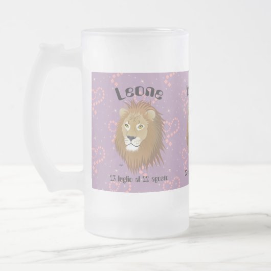 Leone 23 luglio al 22 agosto Tazze Mattglas Bierglas (Links)