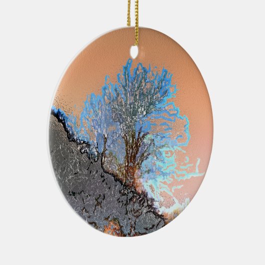 LEONENBAUM KERAMIK ORNAMENT (Rechts)