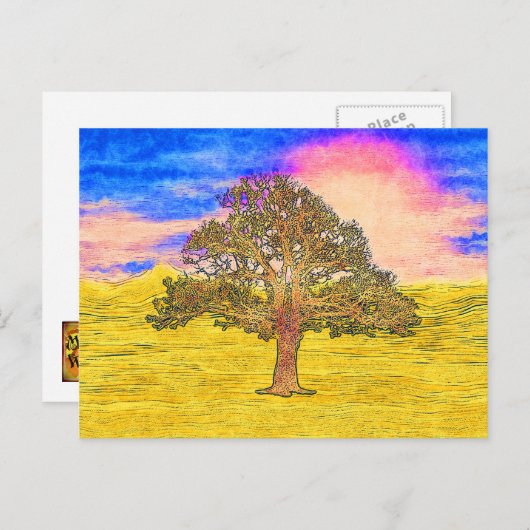 LEONENBAUM POSTKARTE (Vorne/Hinten)