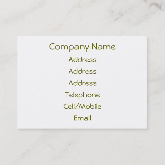 LEONENBAUM VISITENKARTE (Rückseite)