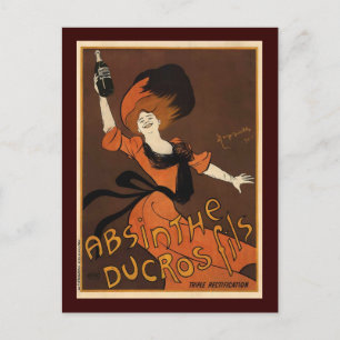 Leonetto Cappiello Absinthe Ducros Fils Postkarte