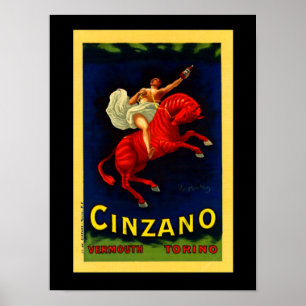 Leonetto Cappiello Art Deco Plakat Italienischer L