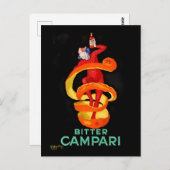 Leonetto Cappiello Bitter Orange Likörposter Postkarte (Vorne/Hinten)
