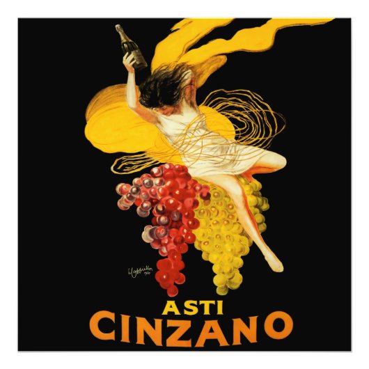 Leonetto Cappiello Cinzano Cocktail Werbung Fotodruck (Vorne)