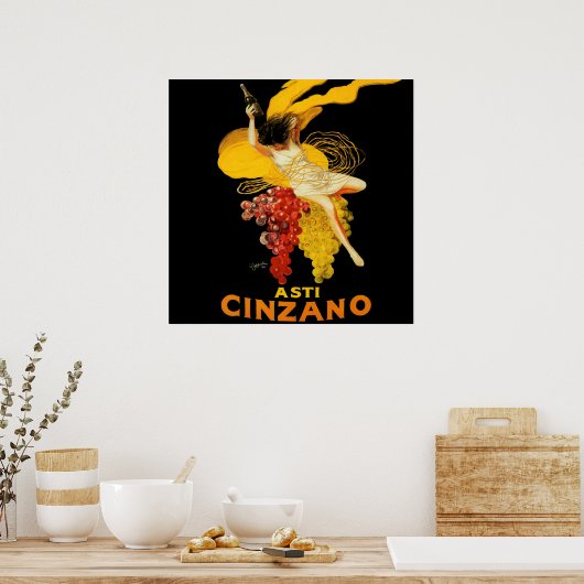Leonetto Cappiello Cinzano Cocktail Werbung Poster (Küche)
