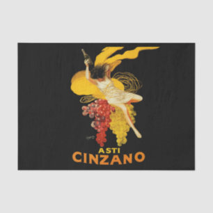 Leonetto Cappiello Cinzano Cocktail Werbung Seidenpapier