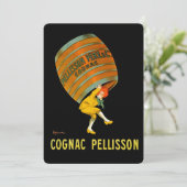 Leonetto Cappiello Cognac Pelisson Werbung Einladung (Stehend Vorderseite)