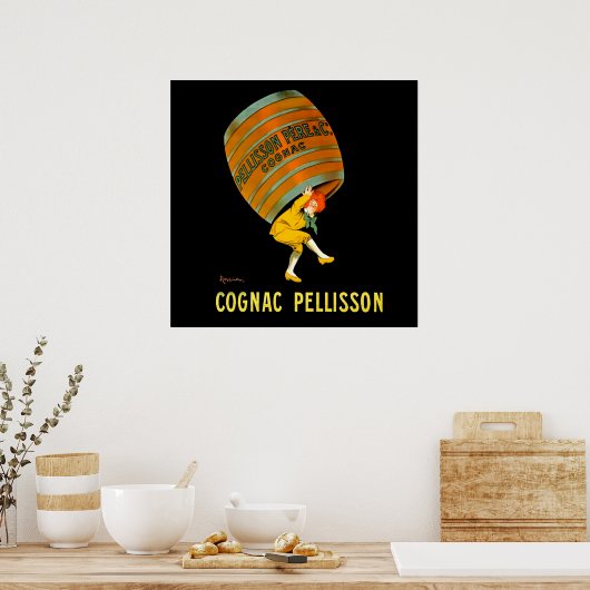 Leonetto Cappiello Cognac Pelisson Werbung Poster (Küche)