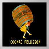 Leonetto Cappiello Cognac Pelisson Werbung Poster (Vorne)