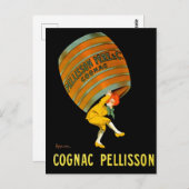 Leonetto Cappiello Cognac Pelisson Werbung Postkarte (Vorne/Hinten)