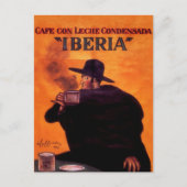 Leonetto Cappiello Iberia Kaffeewerbung Postkarte (Vorderseite)