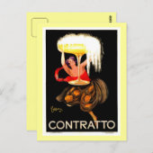 Leonetto Cappiello Italienischer Champagner Postkarte (Vorne/Hinten)