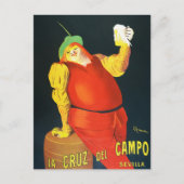 Leonetto Cappiello La Cruz del Campo Beer AD Postkarte (Vorderseite)