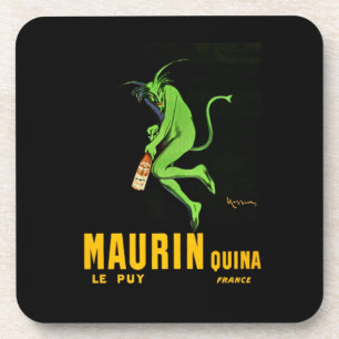 Leonetto Cappiello Maurin Apertif Werbung Getränkeuntersetzer