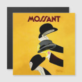 Leonetto Cappiello Mossant Hat-Werbeplakat Magneteinladung (Vorne/Hinten)