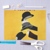 Leonetto Cappiello Mossant Hut Werbeplakat Seidenpapier (Handwerk)