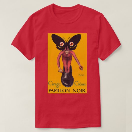 Leonetto Cappiello Papillon Noir 1921 T-Shirt (Design vorne)