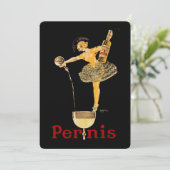 Leonetto Cappiello Pernis Weinroute Mendrisiotto Einladung (Stehend Vorderseite)