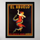 Leonetto Cappiello Poster "El Abuelo" 16x20 (Vorne)