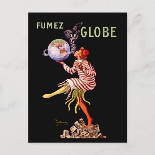Leonetto Cappiello-Rauchen-Werbeplakat Postkarte (Vorderseite)