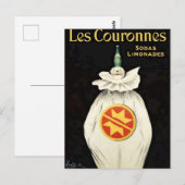 Leonetto Cappiello's Crowns Soda Poster Postkarte (Vorne/Hinten)