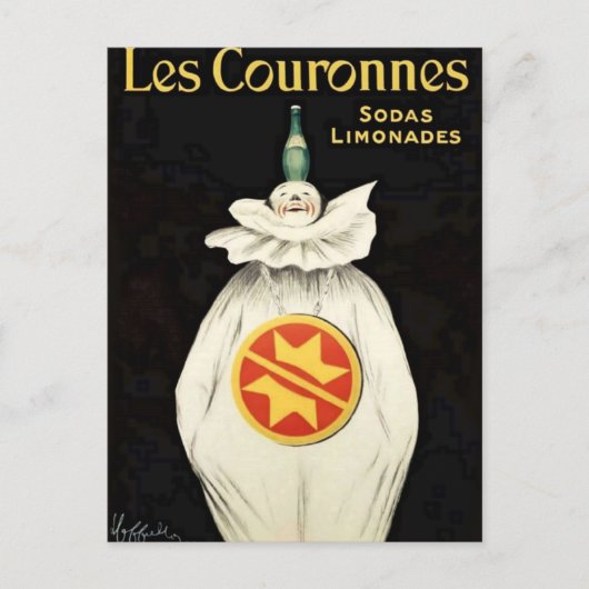 Leonetto Cappiello's Crowns Soda Poster Postkarte (Vorderseite)