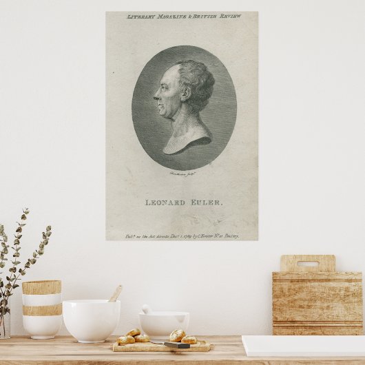 Leonhard Euler Poster (Küche)
