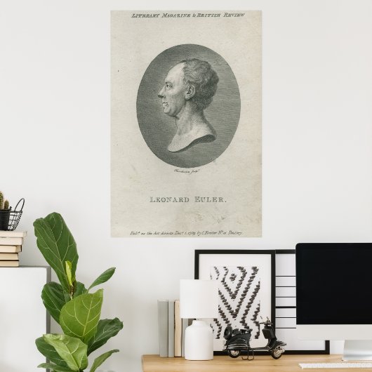Leonhard Euler Poster (Heimbüro)