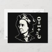 Leonhard Euler Postkarte (Vorne/Hinten)