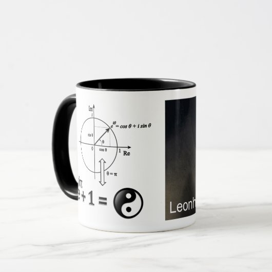 Leonhard Eulers Tasse (Vorderseite Links)