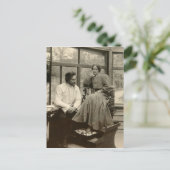 Leonid Andreyev mit seiner Ehefrau Postkarte (Stehend Vorderseite)