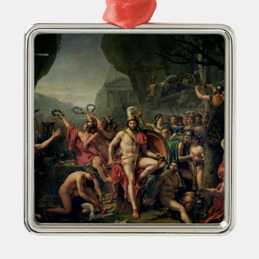 Leonidas bei Thermopylae, 480 BC, 1814 Ornament Aus Metall (Vorne)