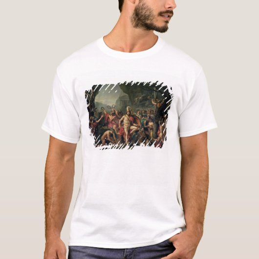 Leonidas bei Thermopylae, 480 BC, 1814 T-Shirt (Vorderseite)