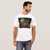 Leonidas bei Thermopylae, 480 BC, 1814 T-Shirt (Vorne ganz)
