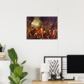Leonidas bei Thermopylai Poster (Heimbüro)