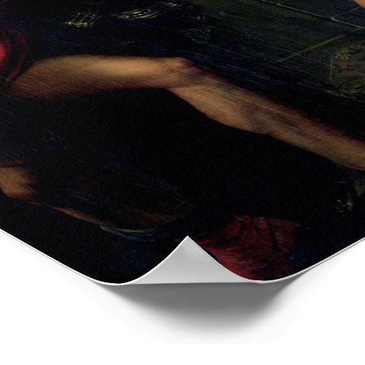 Leonidas bei Thermopylaxe Poster (Ecke)