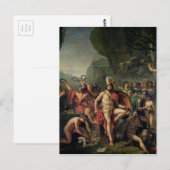 Leonidas bei Thermopylaxe Postkarte (Vorne/Hinten)
