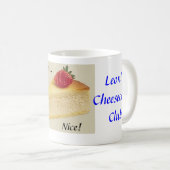 Leons Käsekuchenverein Kaffeetasse (VorderseiteRechts)