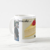 Leons Käsekuchenverein Kaffeetasse (Vorderseite Links)