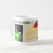 Leons Käsekuchenverein Kaffeetasse (Vorderseite Links)